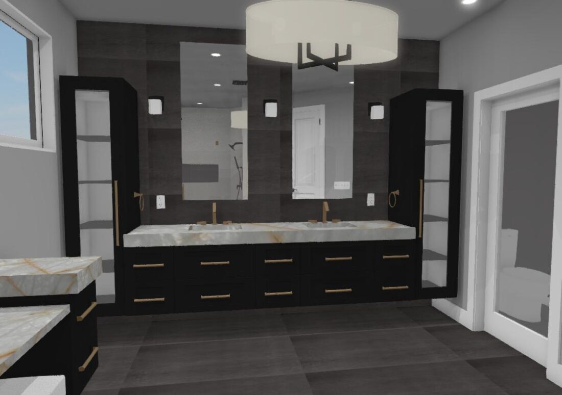 3D Modern Bathroom Design